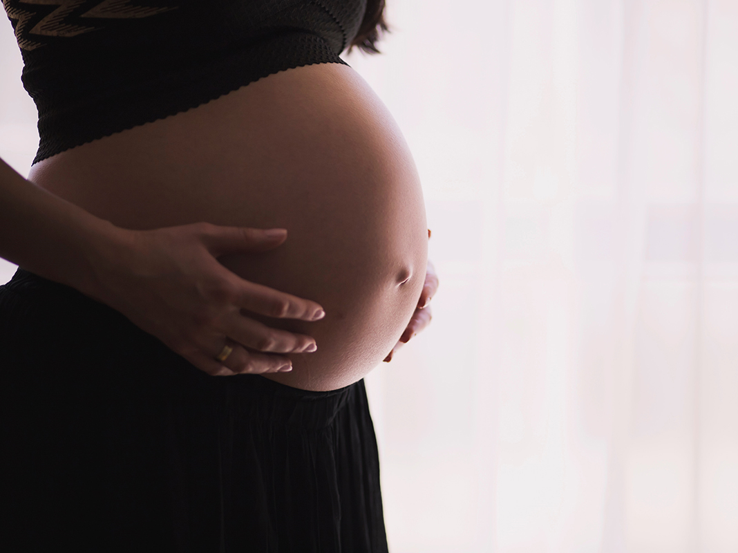 Pregnant teen